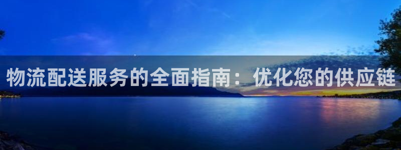 28圈注册网站APP：物流配送服务的